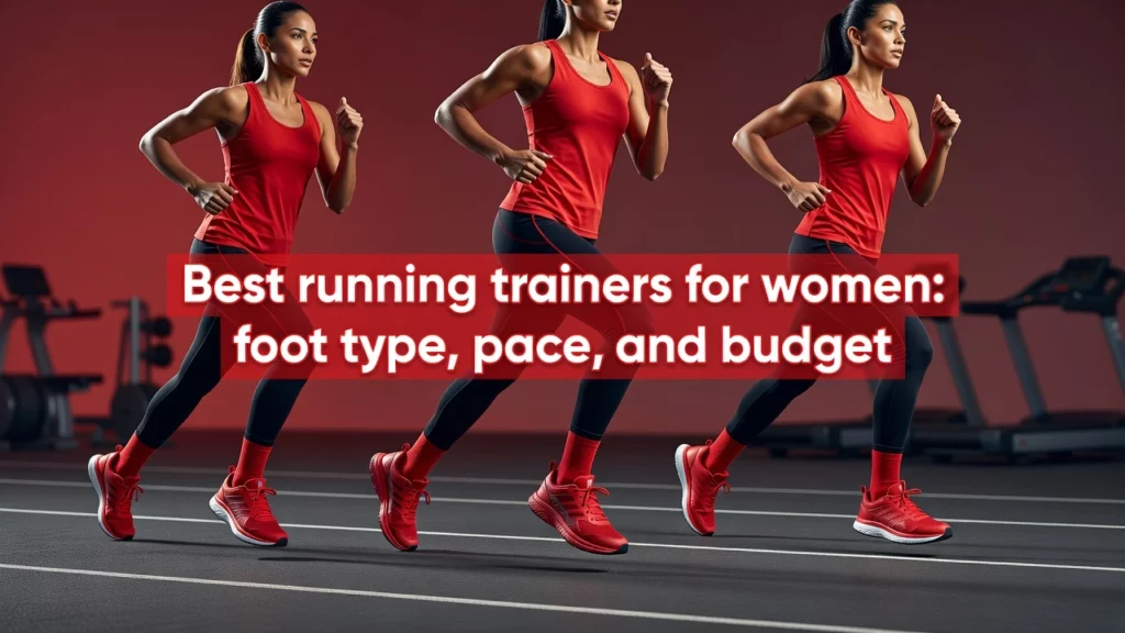 Professional header image for list-based article: Best running trainers for women: foot type, pace, and budget