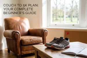 Professional header image for educational tutorial: Couch to 5K plan: your complete beginner's guide