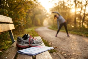 Professional header image for educational tutorial: How to follow a couch to 5K plan: a 9-week beginner runni...